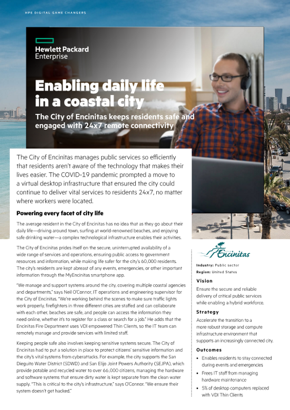 Enabling daily life in a coastal city – City of Encinitas thumbnail