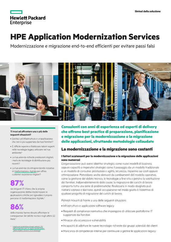 HPE Application Modernization Services thumbnail