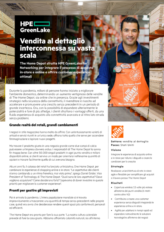 Vendita al dettaglio interconnessa su vasta scala - The Home Depot thumbnail