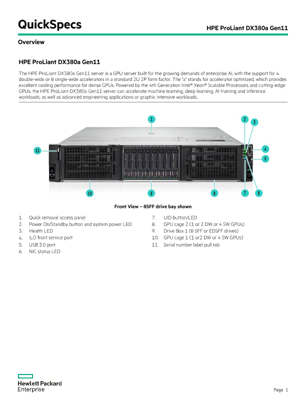 HPE ProLiant DX380a Gen11 thumbnail