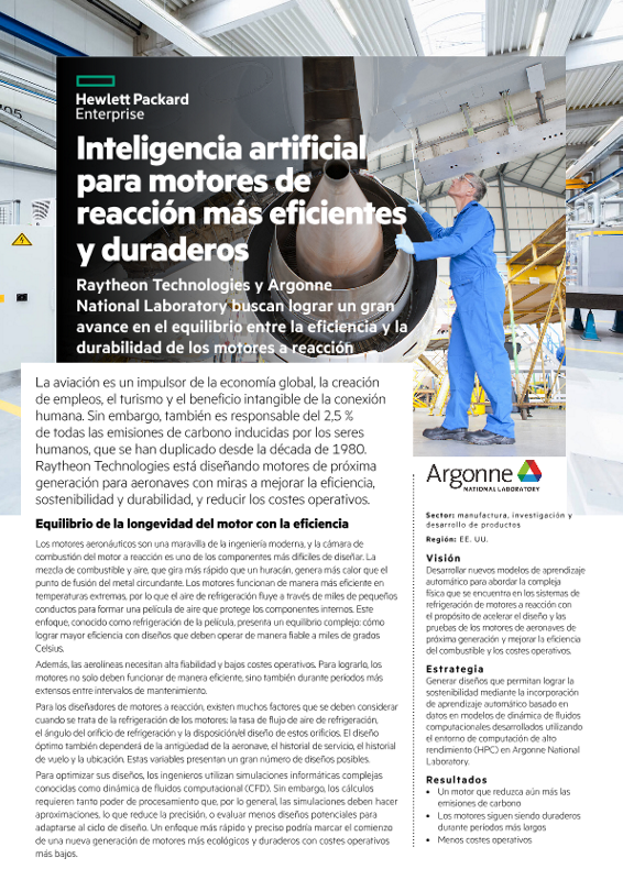 Inteligencia artificial para motores de reacción más eficientes y duraderos – Argonne National Laboratory thumbnail