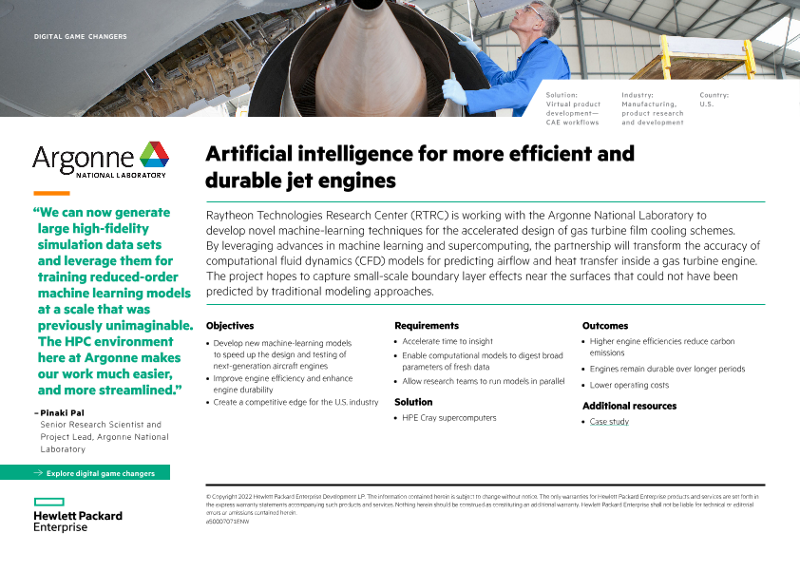 Artificial intelligence for more efficient and durable jet engines – Argonne National Laboratory thumbnail
