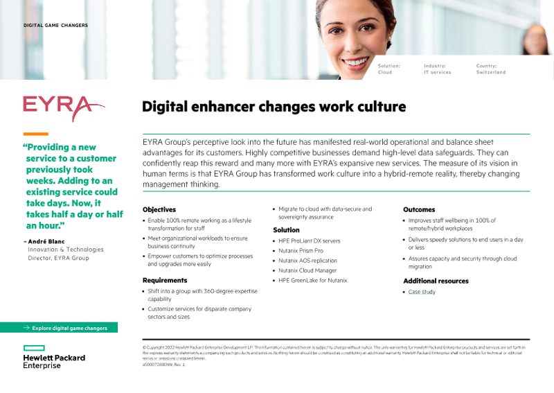 Digital enhancer changes work culture – EYRA Group thumbnail