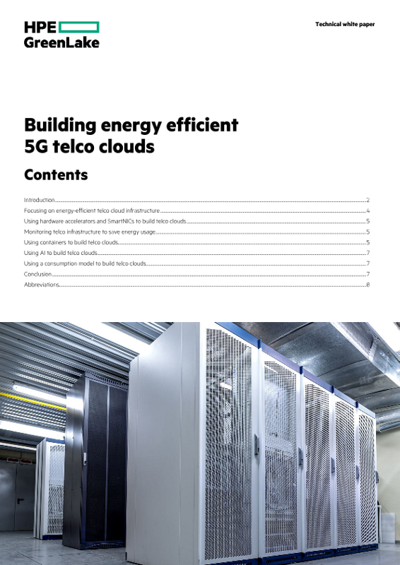 Building energy efficient 5G telco clouds thumbnail