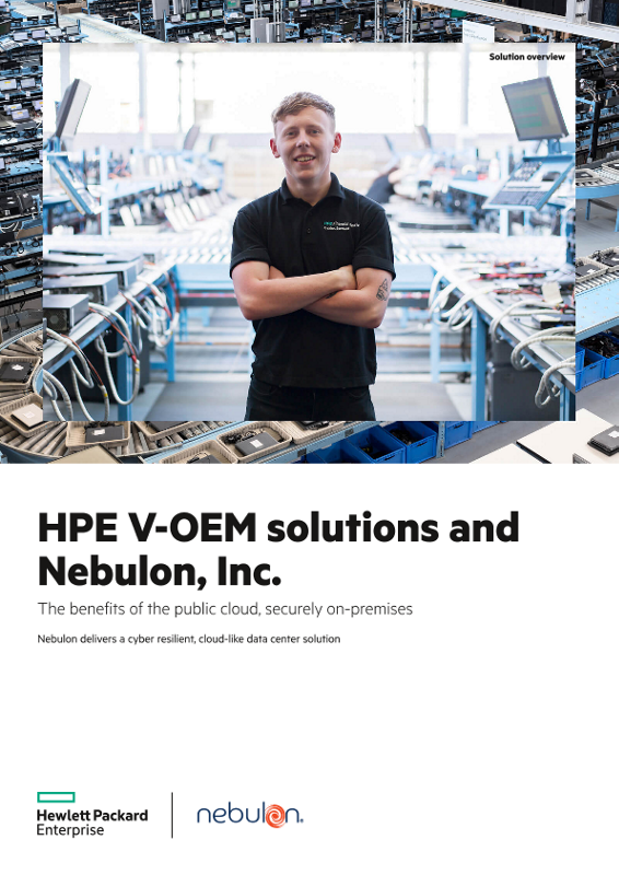 HPE V-OEM solutions and Nebulon, Inc. thumbnail