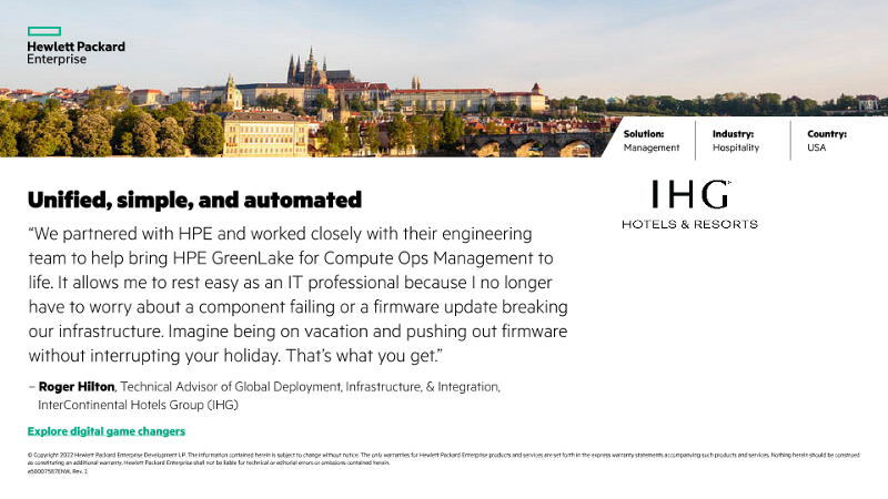 Unified, simple, and automated – IHG Hotels & Resorts