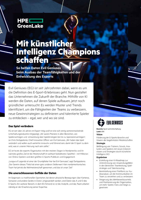 Mit künstlicher Intelligenz Meister schaffen – Evil Geniuses (EG) thumbnail