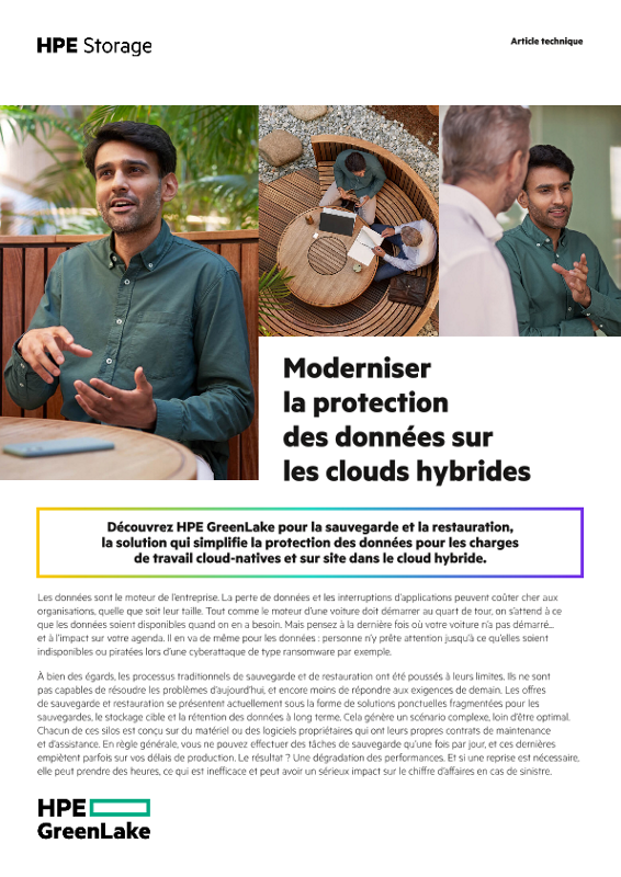 Moderniser la protection des données sur les clouds hybrides thumbnail