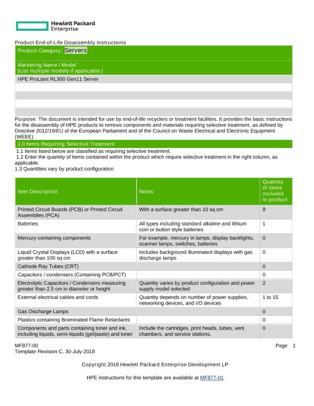 HPE ProLiant RL300 Gen11 Server thumbnail