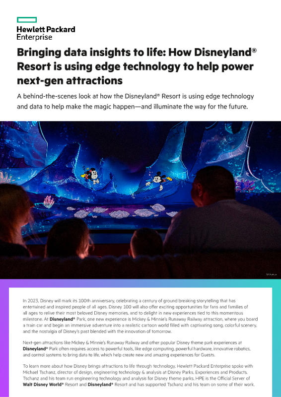 Bringing data insights to life: How Disneyland® Resort is using edge technology to help power next-gen attractions thumbnail