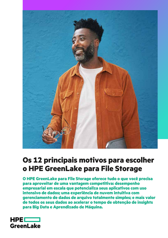 Conheça os 12 principais motivos para escolher o HPE GreenLake para File Storage. Ele fornece detalhes e pontos de apoio para os três principais pilares de mensagens de desempenho empresarial em escala, uma experiência de nuvem intuitiva e produtividade aprimorada. thumbnail