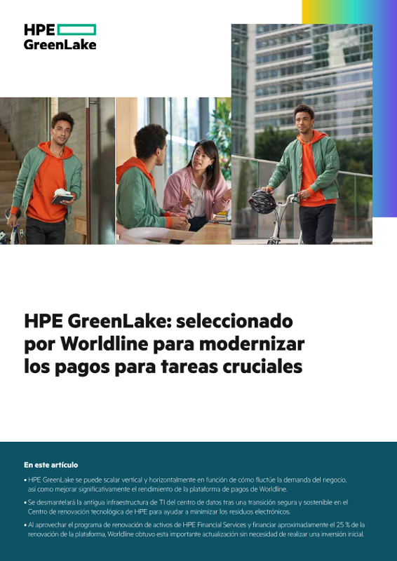 HPE GreenLake: seleccionado por Worldline para modernizar los pagos para tareas cruciales thumbnail