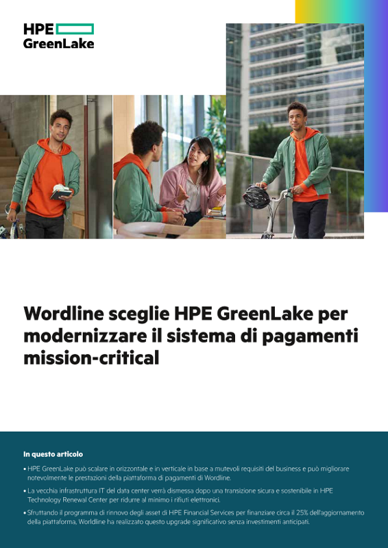 Wordline sceglie HPE GreenLake per modernizzare il sistema di pagamenti mission‑critical thumbnail