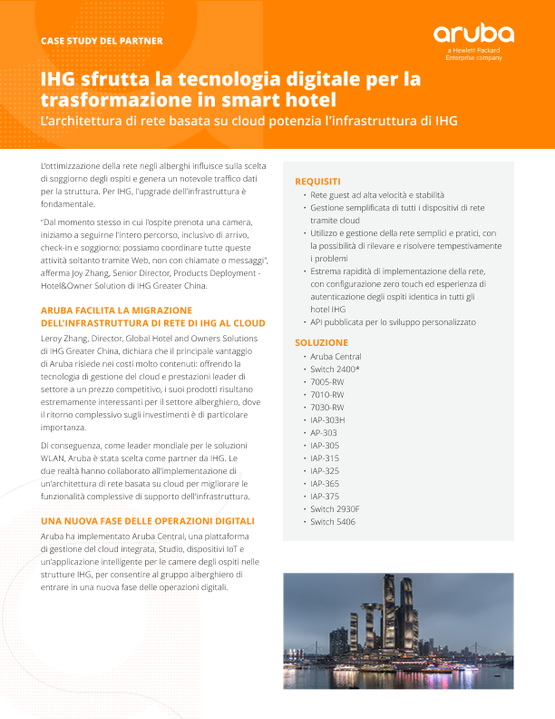 Case study di Intercontinental Hotel Group thumbnail