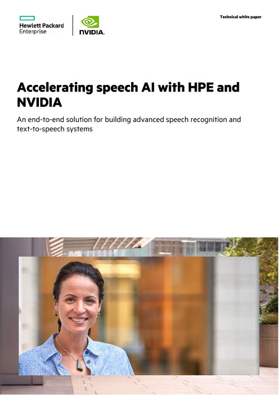 Accelerating speech AI with HPE and NVIDIA thumbnail