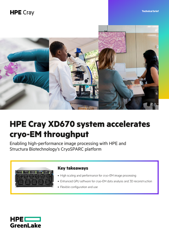 HPE Cray XD670 system accelerates cryo-EM throughput thumbnail