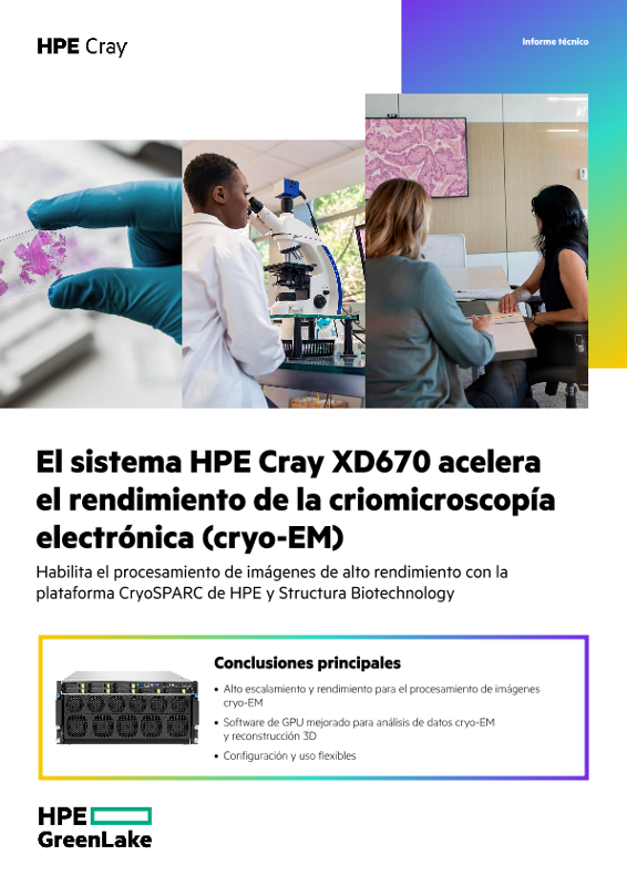 El sistema HPE Cray XD670 acelera el rendimiento de la cryo-EM thumbnail