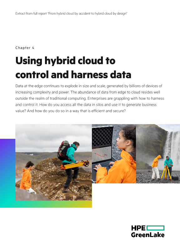 Using hybrid cloud to control and harness data