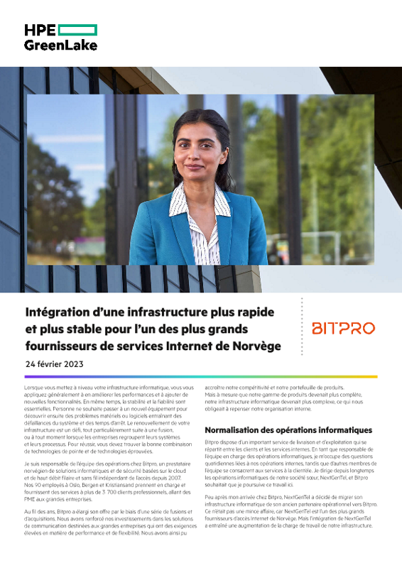 Intégration d’une infrastructure plus rapide et plus stable pour l’un des plus grands fournisseurs de services Internet de Norvège thumbnail