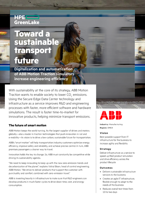 Toward a sustainable transport future – ABB Motion thumbnail