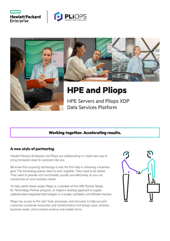 HPE and Pliops – HPE Servers and Pliops XDP Data Services Platform thumbnail