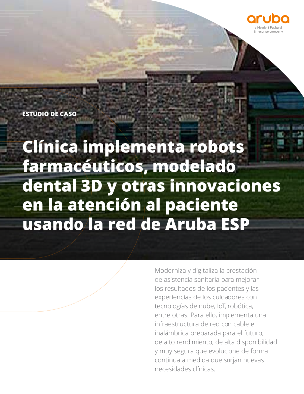 Northeastern Tribal Health System implementa robots farmacéuticos y modelado dental 3D usando HPE Aruba Networking ESP thumbnail