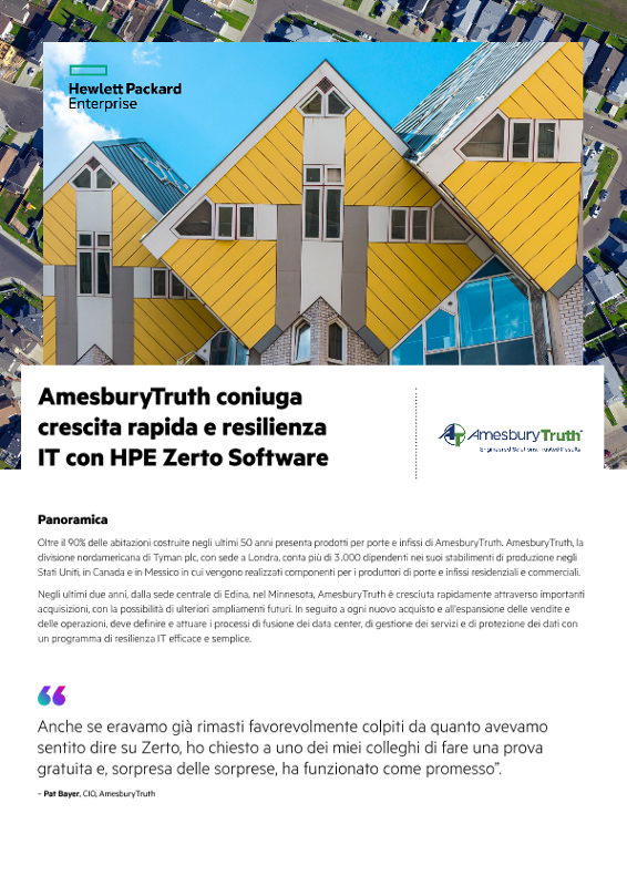 AmesburyTruth coniuga crescita rapida e resilienza IT con Zerto thumbnail