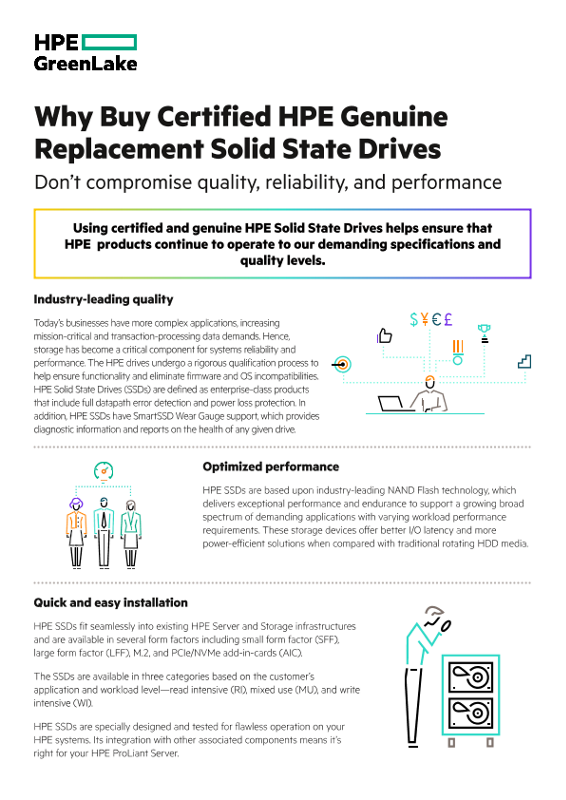 Why Buy Certified HPE Genuine Replacement Solid State Drives thumbnail