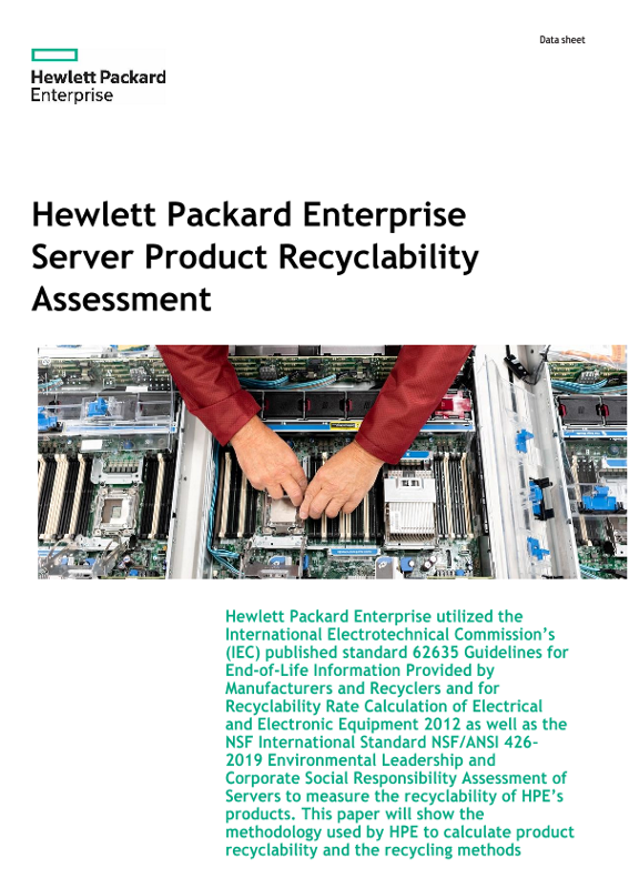 HPE Server Recyclability Assessment thumbnail