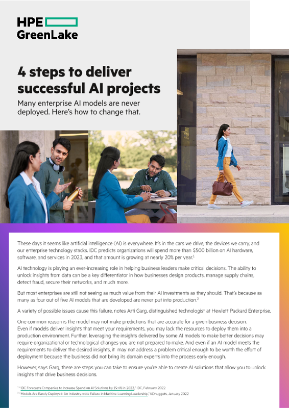 4 steps to deliver successful AI projects thumbnail