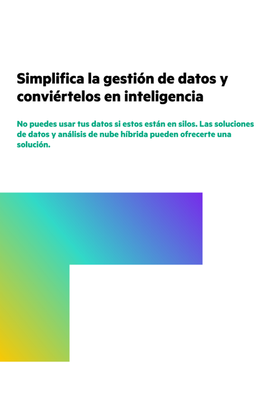 Simplifica la gestión de datos y conviértelos en inteligencia thumbnail