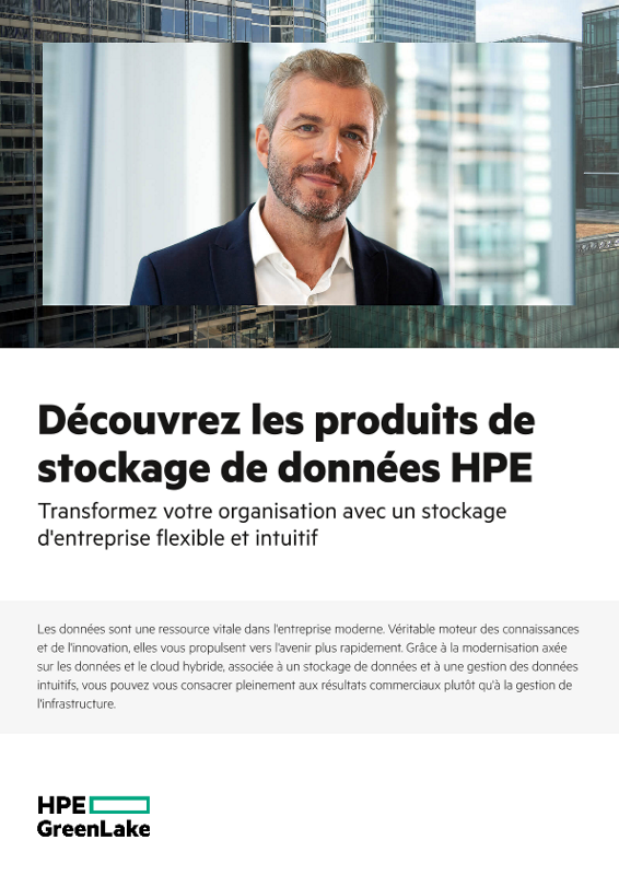 Découvrez les produits de stockage de données HPE thumbnail