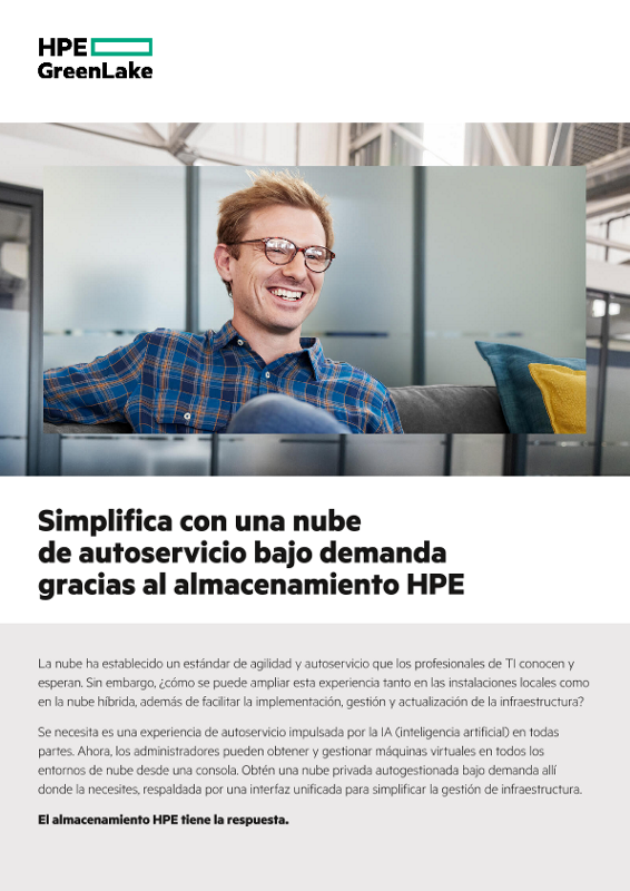 Simplifica con una nube de autoservicio bajo demanda gracias aL almacenamiento HPE thumbnail
