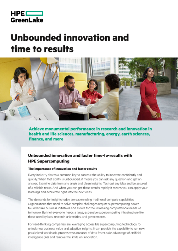 Unbounded innovation and time to results thumbnail