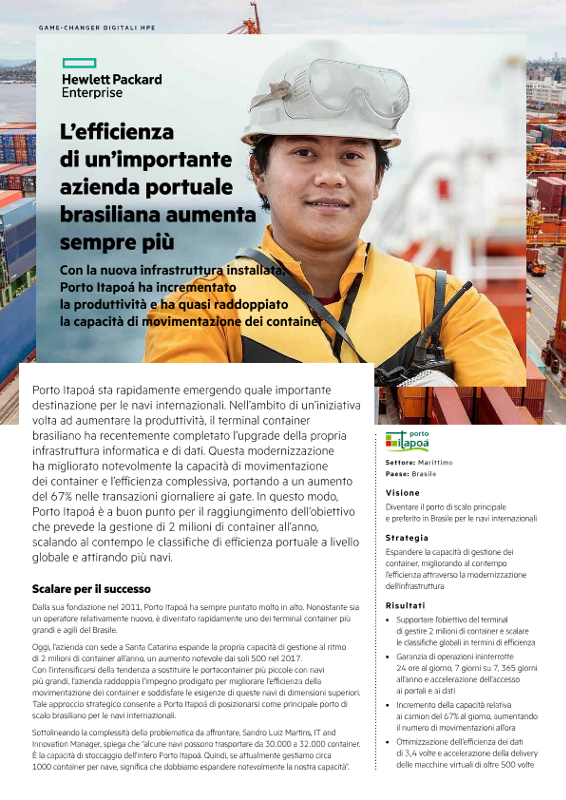 L’efficienza di un’importante azienda portuale brasiliana aumenta - Porto Itapoá - Case Study (Italian) thumbnail