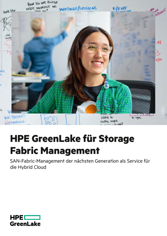 HPE GreenLake für Storage Fabric Management thumbnail