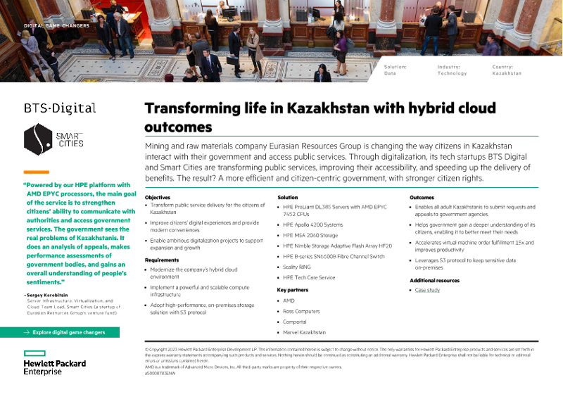 Transforming life in Kazakhstan with hybrid cloud outcomes – Smart Cities thumbnail