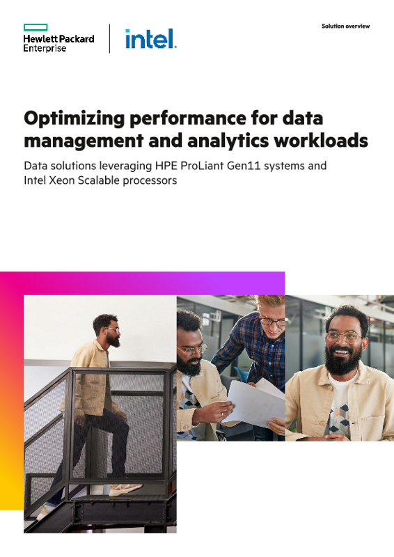 Optimizing performance for data management and analytics workloads