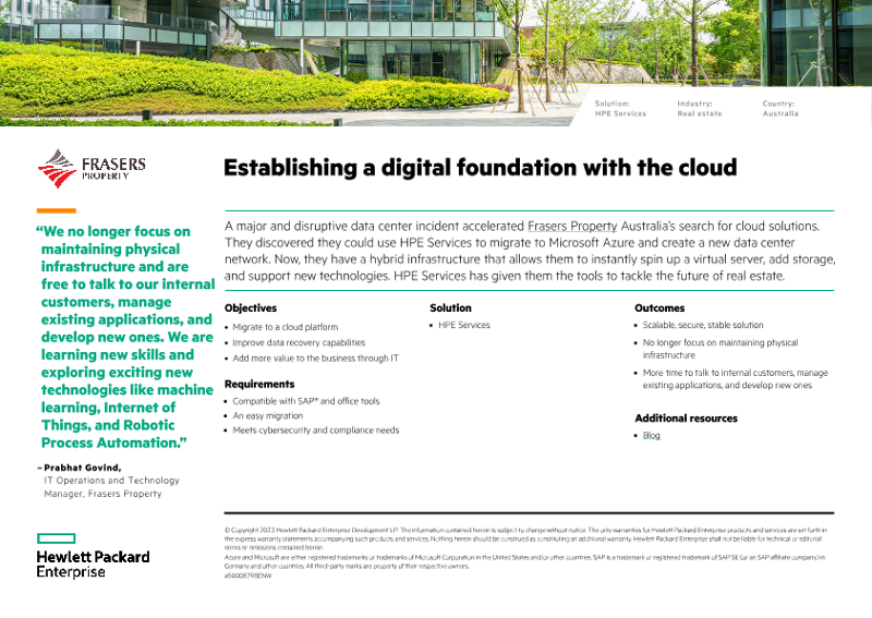 Establishing a digital foundation with the cloud – Frasers Property thumbnail