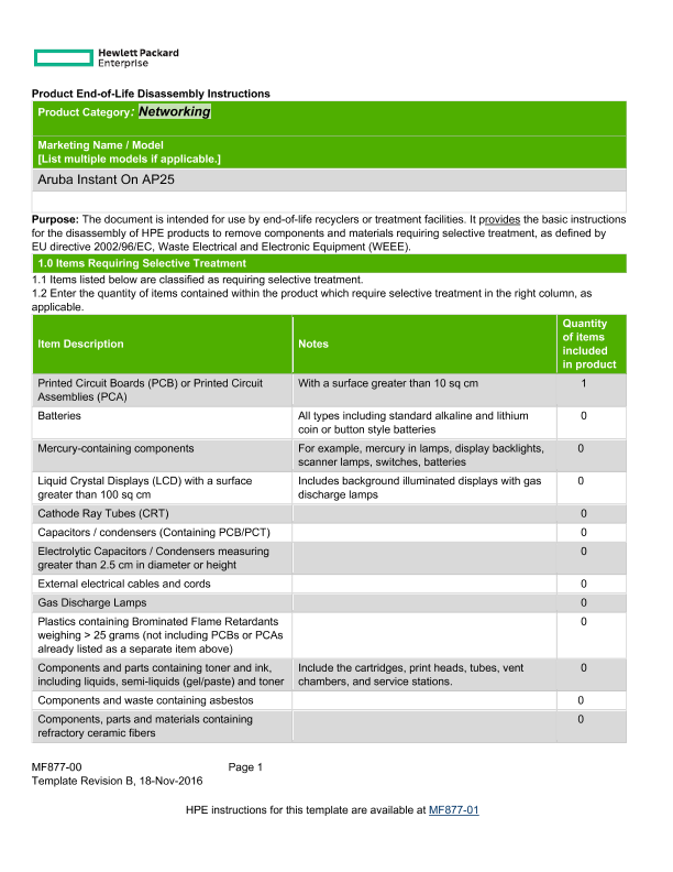 HPE Networking Instant On Access Point AP25 thumbnail