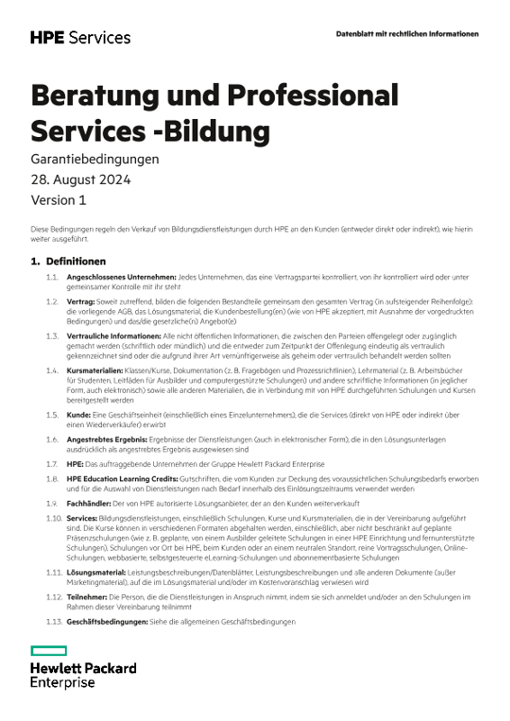 Beratung und Professional Services -Bildung thumbnail
