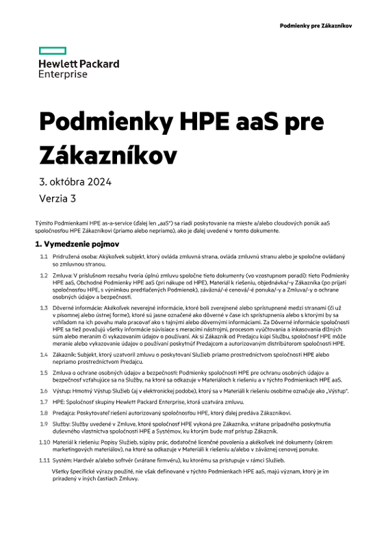 HPE aaS Terms for Customer thumbnail