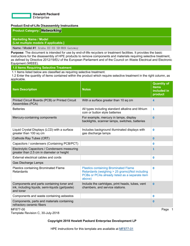 HPE Aruba Networking EC-XS SD-WAN Gateway thumbnail