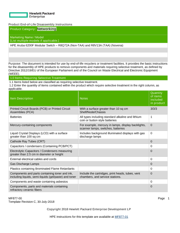 HPE Aruba Networking 6200F Modular Switch thumbnail