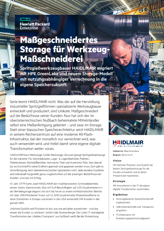 Maßgeschneidertes Storage für Werkzeug-Maßschneiderei Haidlmair - Case Study (German) thumbnail