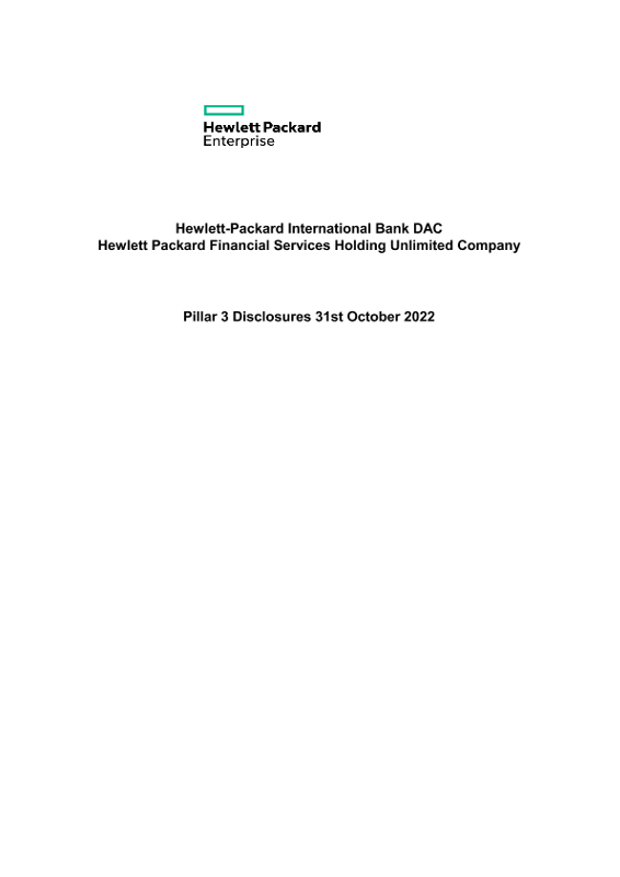 HPIB HPFSH Pillar 3 Disclosures 2022 thumbnail