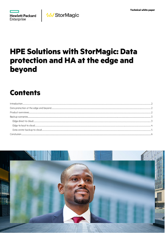 HPE Solutions with StorMagic – Data protection and HA at the edge and beyond thumbnail