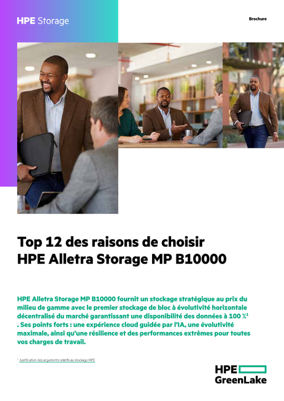 Top 12 des raisons de choisir HPE Alletra Storage MP B10000 thumbnail