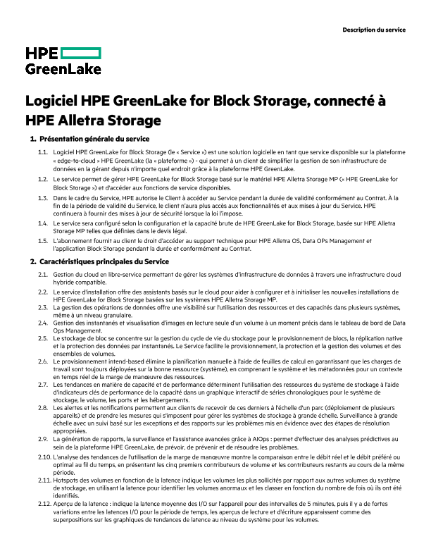 HPE GreenLake for Block Storage software, attached to HPE Alletra Storage thumbnail