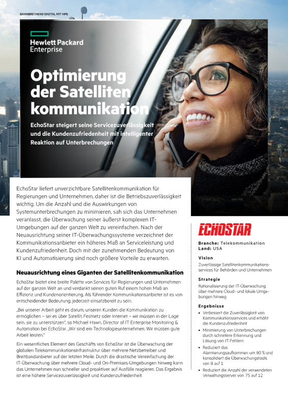 Optimierung der Satellitenkommunikation – EchoStar – Erfolgsgeschichten (Englisch) thumbnail